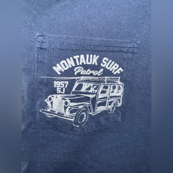 Blue surf t-shirt (tub#1/bag#1) - Picture 2 of 5